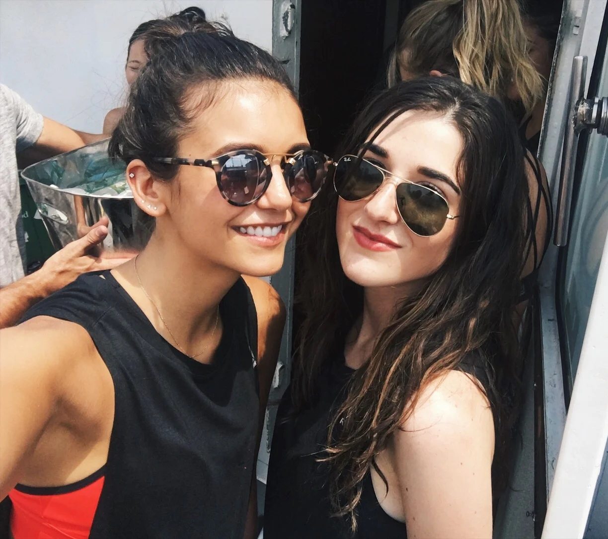 Nina dobrev reebok sales workout